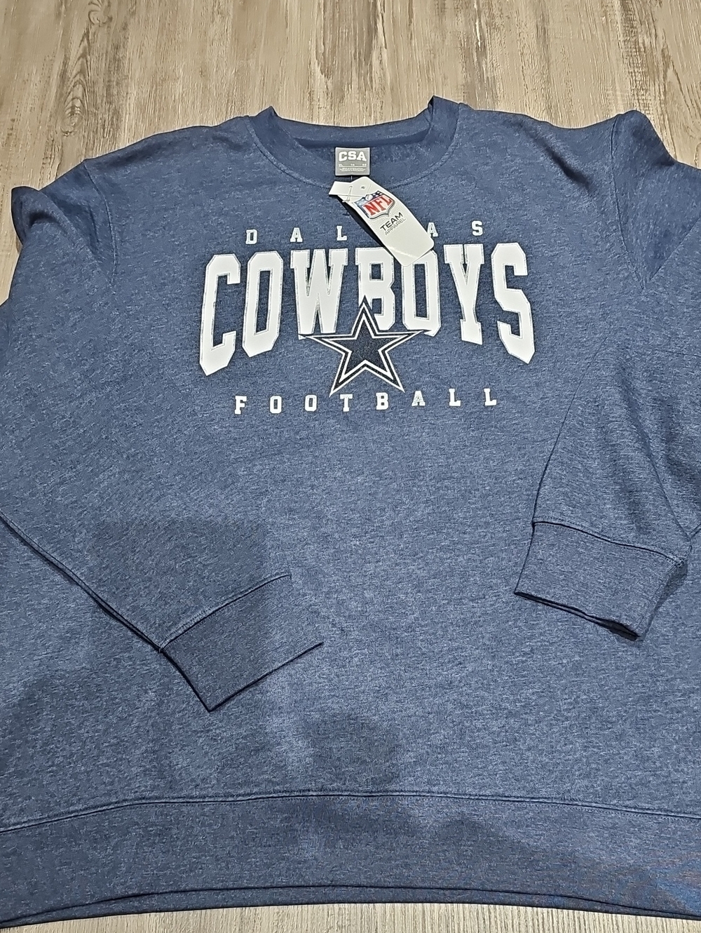 Dallas Cowboys Blue Crewneck Sweatshirt - Team Logo Pullover